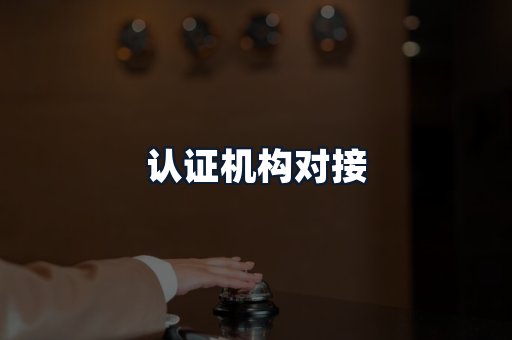 认证机构对接